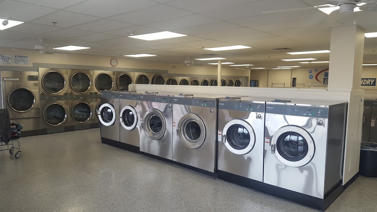 Clean laundry equipment at Glendale Laundromat in Denver, CO