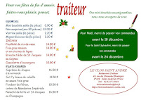 Menu Le Clos Saint André Page 3