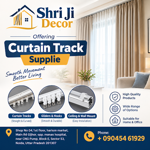 Upgrade your interiors with quality curtain track supplies from Shri Ji Decor. We offer durable c… post image