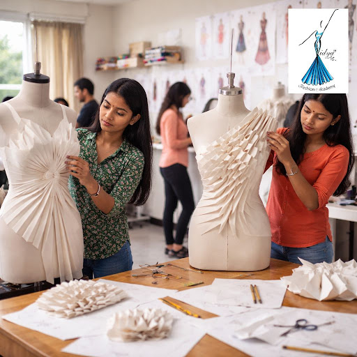 Discover a unique way to learn fashion with the TR Origami fashion design course at Vidya Fashion… post image