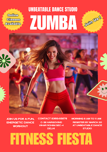 Zumba Fitness Classes in Rohini Sector 4 Delhi 🔥💃 post image