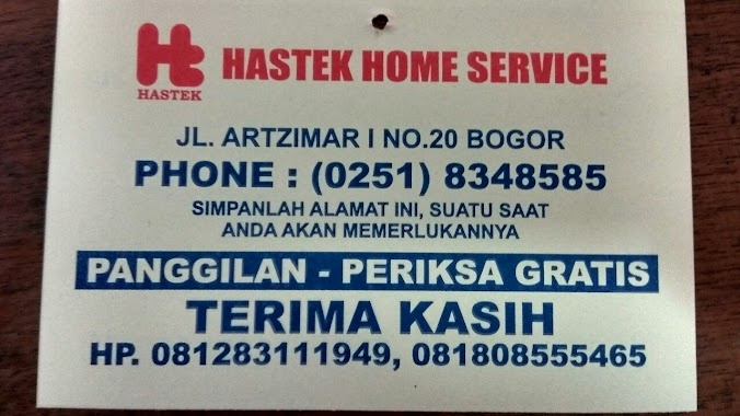 service Kulkas Ac Mesin Cuci Bogor Hastek Home Service, Author: ridwanawr
