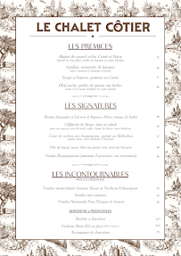 Menu Le Chalet Côtier Page 2