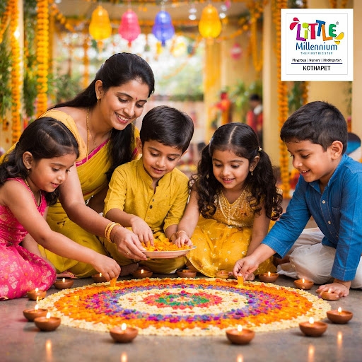 At Little Millennium - Kothapet, we turn every cultural festival into a joyful learning experienc…