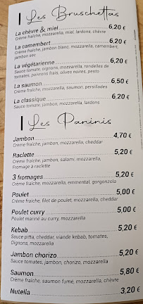 Menu Pizza de la baie Page 8