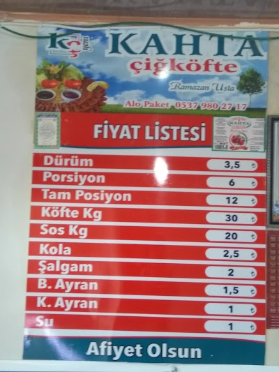 Kahta çiğköfte tillo