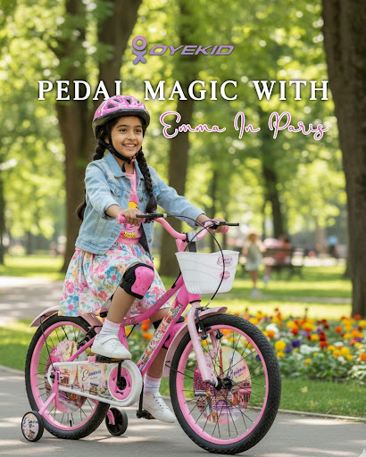 ✨ Meet Emma in Paris — where every little ride feels magical!