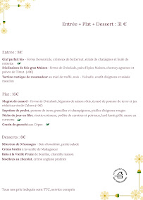 Menu Logis Restaurant la Vieille Auberge Souillac – Cuisine de terroir et de saison Page 2