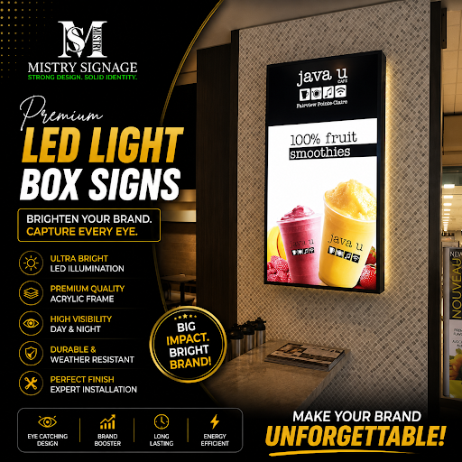 LED Light Box Sign by Mistry Signage  post image