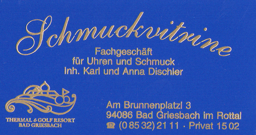 Schmuckvitrine Dischler Gallery - Germany