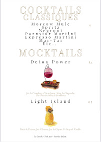 Menu LE CERCLE Page 7