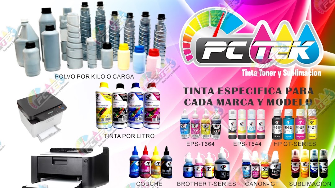 virar Residuos enfocar PCTEK Tinta Toner y Sublimación - Tienda especializada en Tinta Toner y  Sublimacion