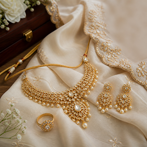 Every bride deserves jewellery as unique as her story. At Kanak Abhushan, we specialise in custom… post image