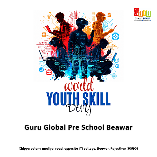 Celebrate World Youth Skill Day with Guru Global Pre School Beawar. Our fun-based learning nurtur… post image