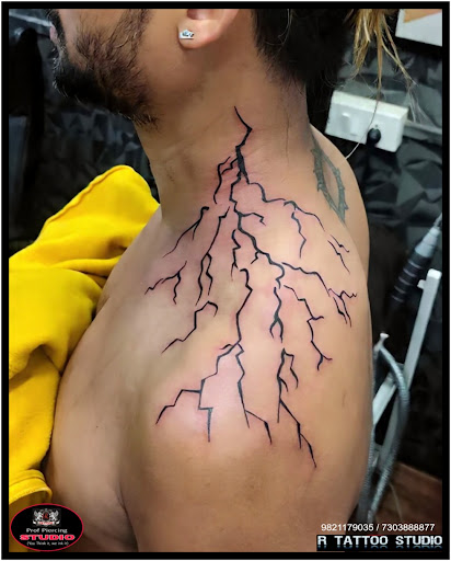⚡ Custom Lightning Bolt Tattoo in Ghatkopar, Mumbai! ⚡ post image