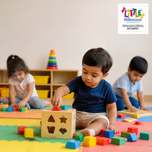 At Little Millennium - Kothapet, our playgroup program is carefully designed to make your child’s… post image