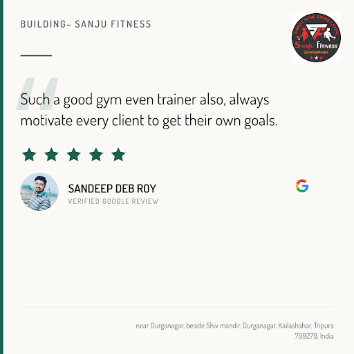 SANDEEP DEB ROY's incredible review says it all! He loved his experience at Sanju Fitness, one of… post image