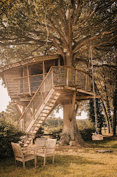 Photo n°52 de La Chouette Cabane. Cabanes perchées et roulotte chauffées et isolées à Pommerieux (Cabanes en rondins)