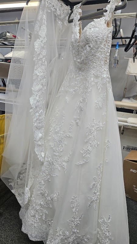 Clean laundry equipment at Crosstown Cleaners in Bloomington, IN