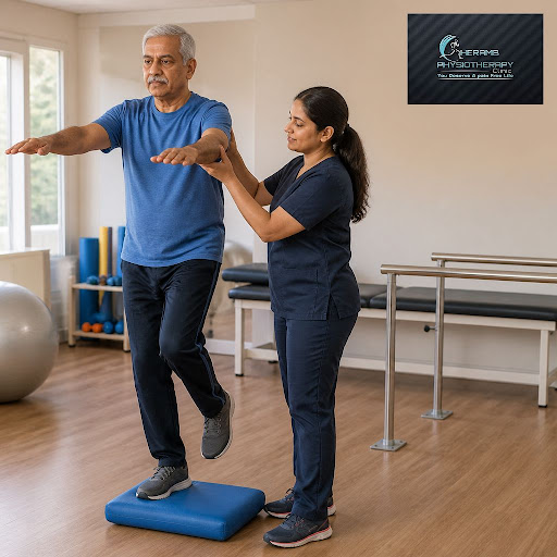 Worried about the risk of falls for a parent or senior family member? At Heramb Physiotherapy Cli… post image