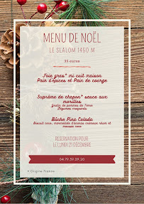 Menu Le Slalom Page 2