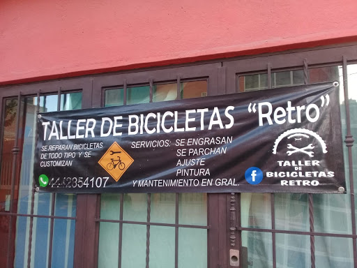 Taller de bicicletas retro
