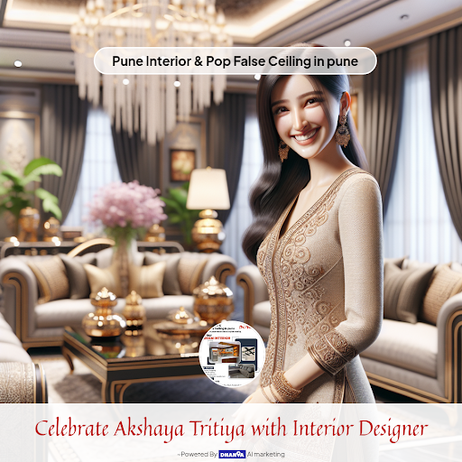 Celebrate the prosperous occasion of Akshaya Tritiya with Pune Interior & Pop False Ceiling! ✨ As… post image