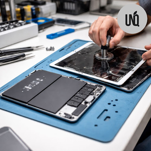 Cracked iPad screen, fast-draining battery or charging issues slowing you down? At Unique Solutio… post image