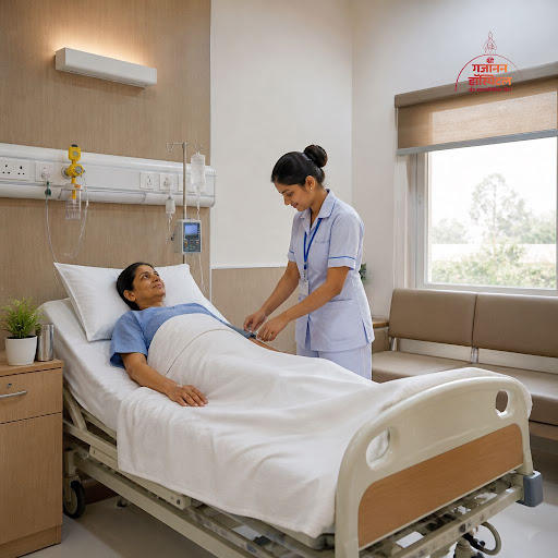 Experience the comfort of private room admissions with round-the-clock nursing care at Shree Gaja… post image
