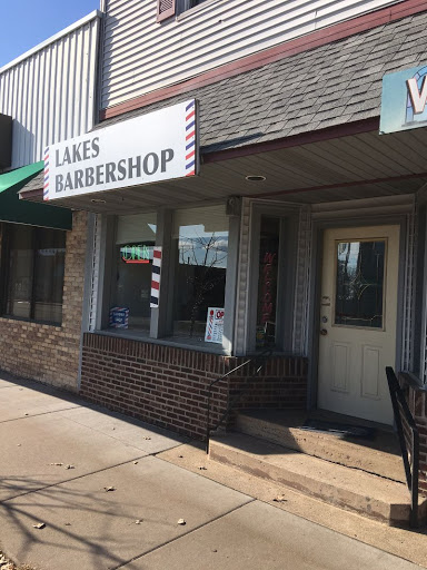 Lakes Barber Shop Logo
