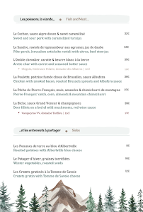 Menu Restaurant La Table de Mon Grand-Père – La Maison Pinturault Page 2