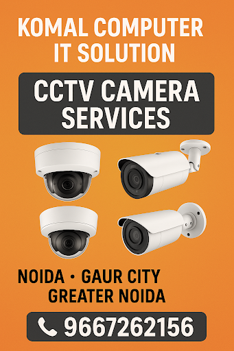 Looking for expert CCTV camera installation in Noida, Gaur City, and Greater Noida? Komal Compute…
