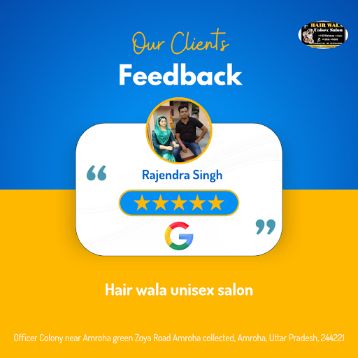 Rajendra Singh, a delighted customer from Amroha, raves about his exceptional experience at Hair… post image