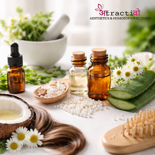 Healthy skin and hair start from within. At Atractivo Aesthetics and Homoeopathic Clinic in Ghazi… post image