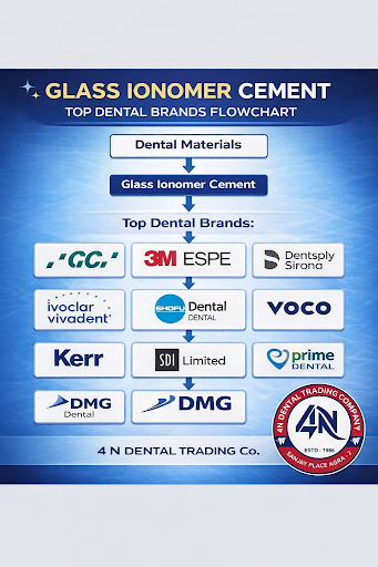 “Glass Ionomer Cement (GIC) dental filling material जो strong bonding, fluoride release और long-l… post image