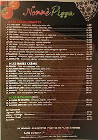 Menu nonnè pizza Page 1