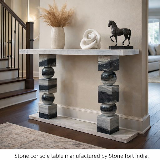 Upgrade your home entrance with our premium Stone Console Table, crafted with perfection and time… post image