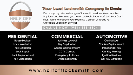 Half Off Locksmith LLC - Visual