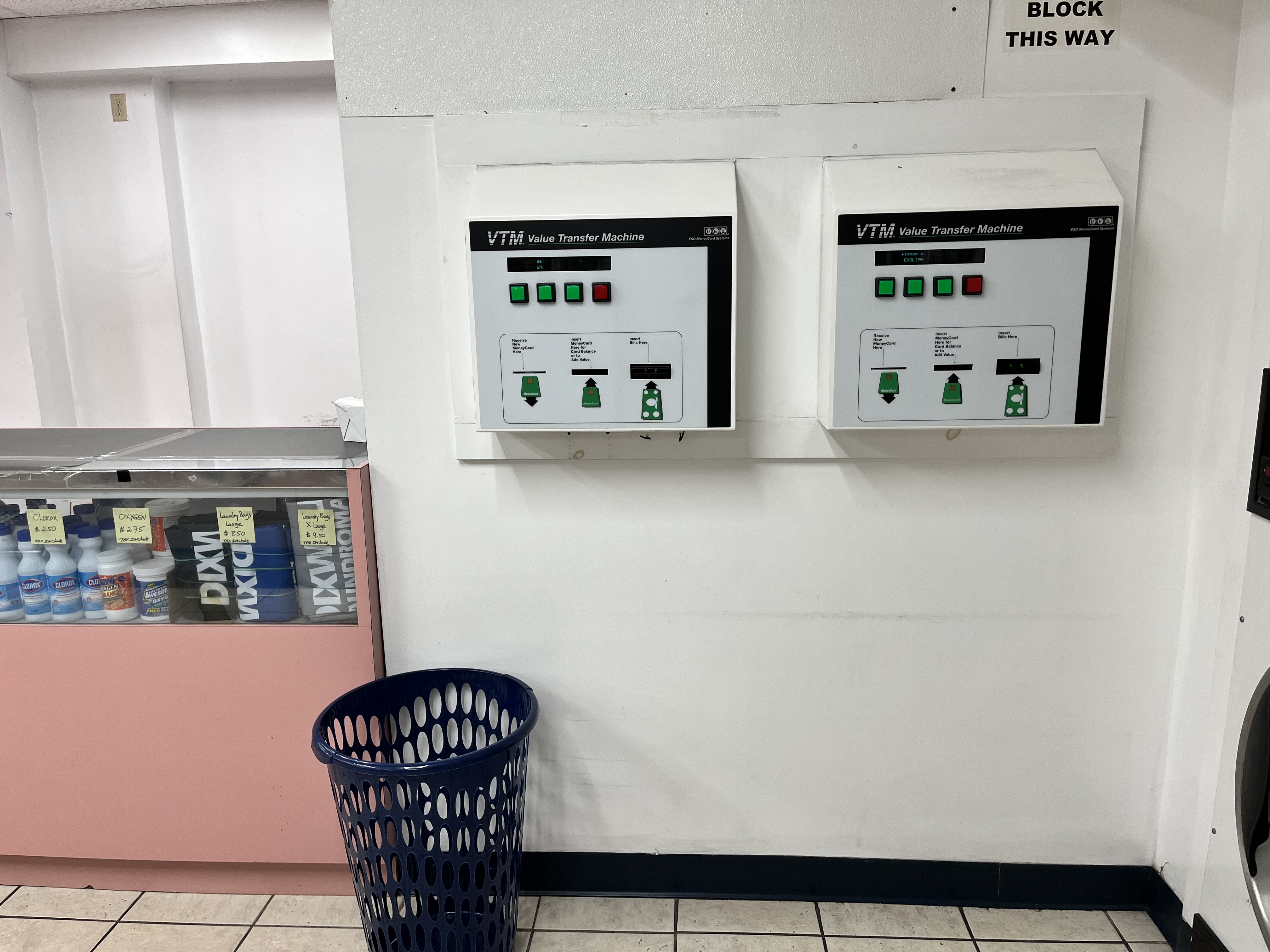 Self-service laundry at Dixwell Laundromat & Dry Cleaning, Hamden, CT