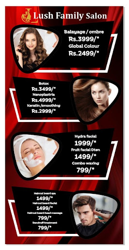 Experience premium beauty services at LUSH FAMILY SALON in BTM Layout. From Balayages and Hair Ex… post image