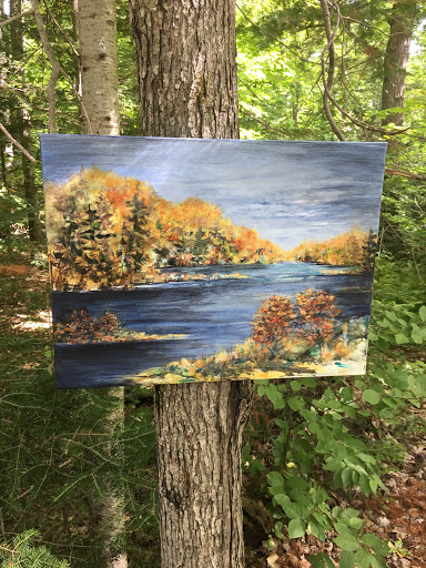 Studio by the Lake- Original Art by Marg Cunningham - Thumbnail