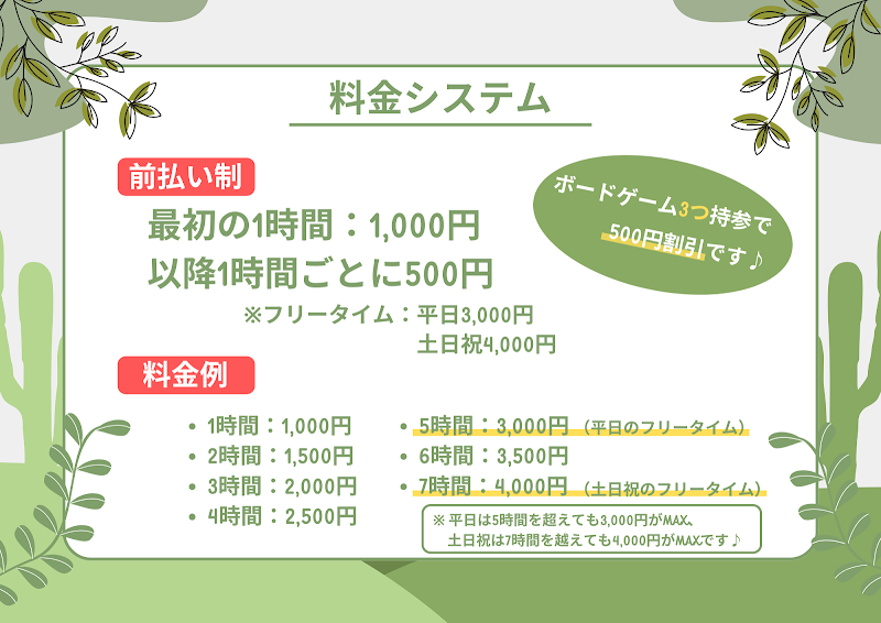 つなスペース｜相席型ボードゲームカフェ＆スペース TSUNA