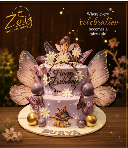 🧚 Enchant Every Celebration with a Magical Fairy Theme Cake by Zeniz Cakes! ✨ post image
