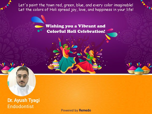 May the colors of Holi bring happiness and good health to you and your family. Happy Holi! ‍‍‍  post image
