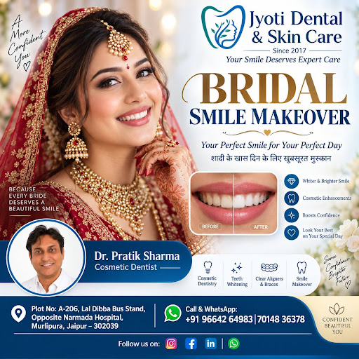 🦷✨ शादी का दिन खास है… तो आपकी Smile भी PERFECT होनी चाहिए! 👰‍♀️💍 post image