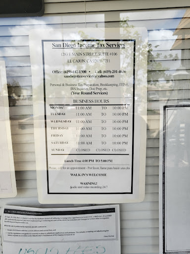 SAN DIEGO INCOME TAX SERVICES - Thumbnail