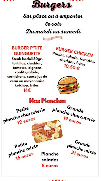 Menu La p’tite Guinguette Page 3