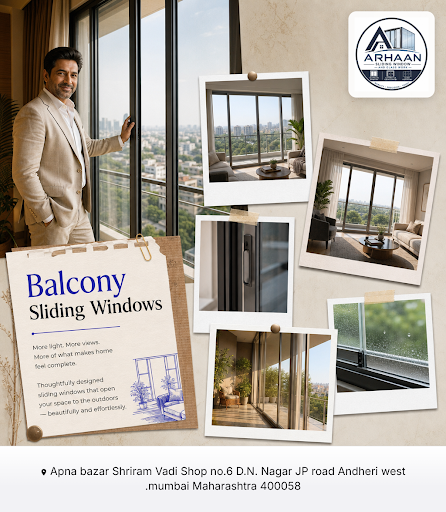 Arhaan Sliding Window and Glass Works offers high-quality aluminium sliding windows near me, spec…