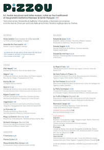 Menu Pizzou Issy Page 3
