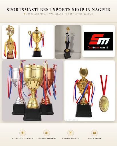 SPORTSMASTI is your go-to sporting good store near me in Nagpur, offering quality football trophi… post image